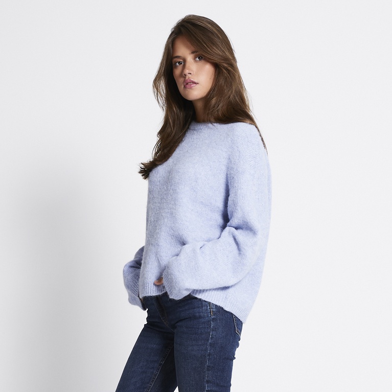 Knit sweater "Emma" Light blue